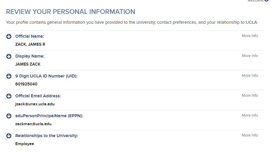 UCLA Logon Information Needed for Troubleshooting UCLA Extension